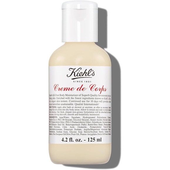 Kiehl's Other - 🔥2/$40🔥 Kiehl’s Creme de Corps Unscented Travel Size Body Moisturizer